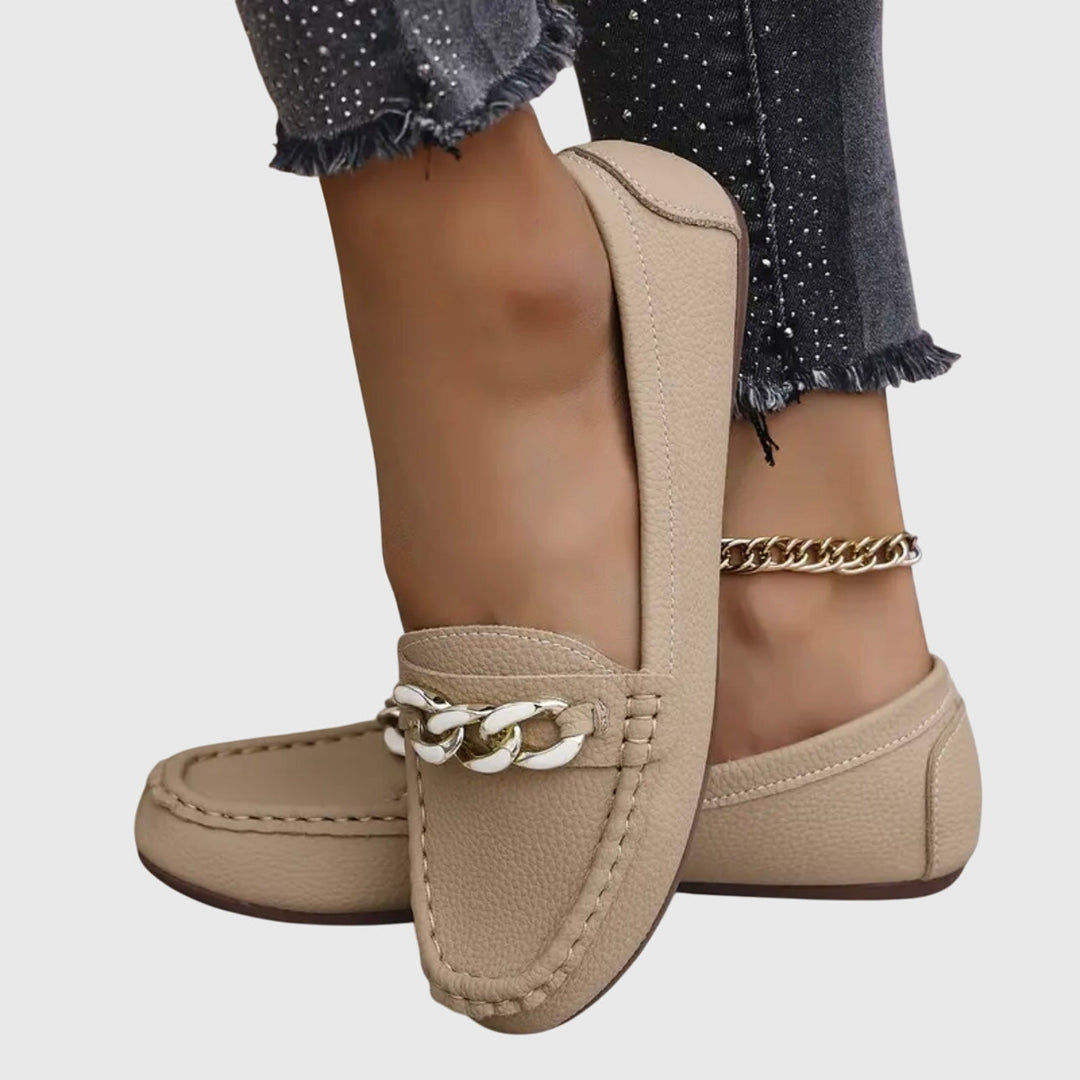 Ruby – Polished Slip-On Loafers