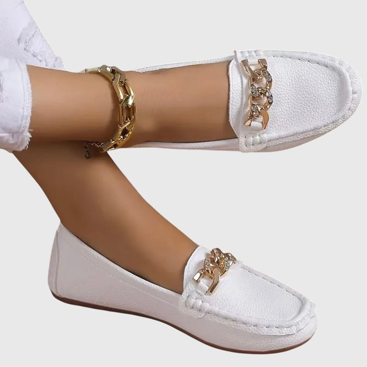 Ruby – Polished Slip-On Loafers
