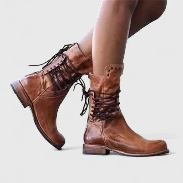 Danica – Studded Block Heel Boots for Fall