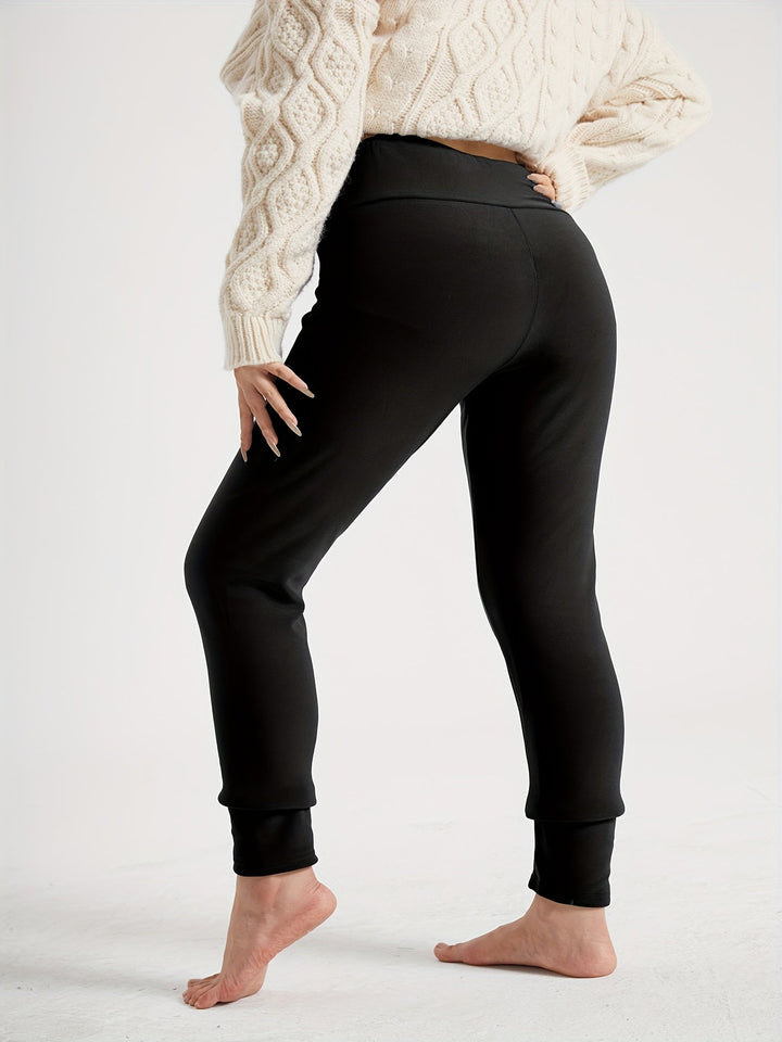 Nerissa – Brushed Plush-Lined Leggings for Women