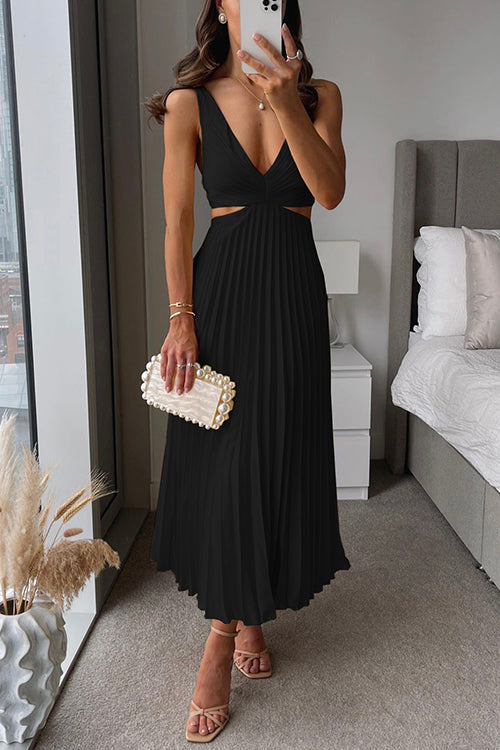 Augusta | Flowing Maxi Dress with Feminine Drape