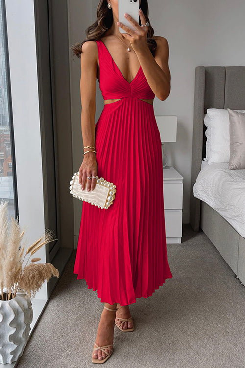 Augusta | Flowing Maxi Dress with Feminine Drape