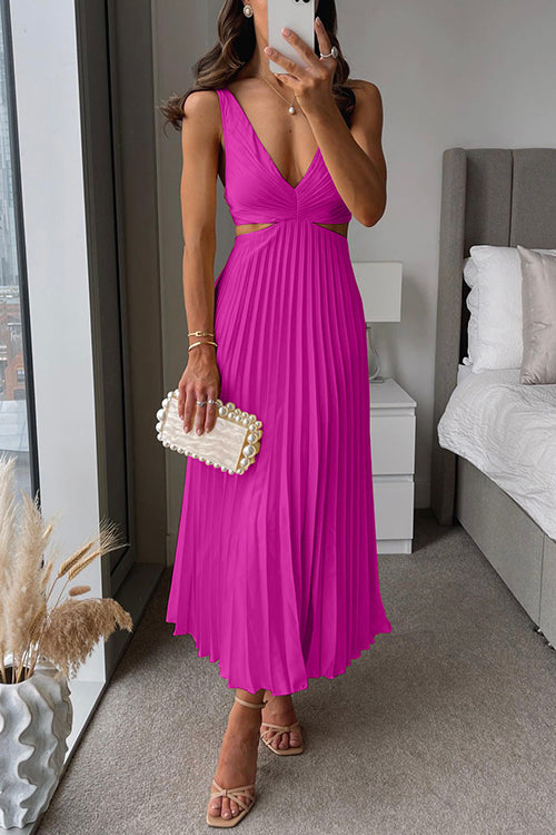 Augusta | Flowing Maxi Dress with Feminine Drape