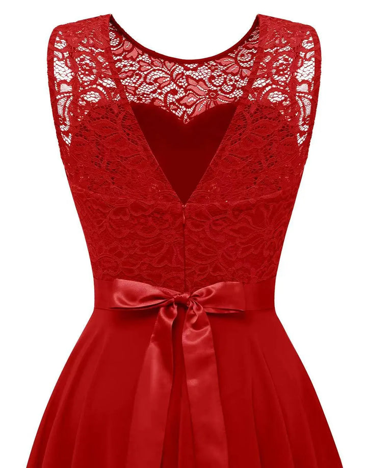 Skylar – High-Low Sleeveless Wedding Guest Dress