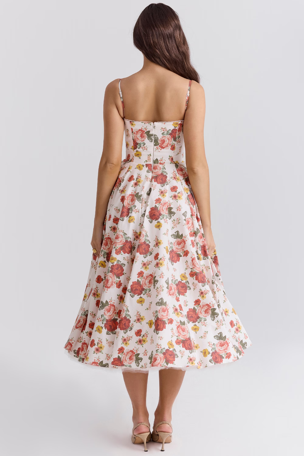 Bianca – Fit-and-Flare Midi Dress for Wedding Guest