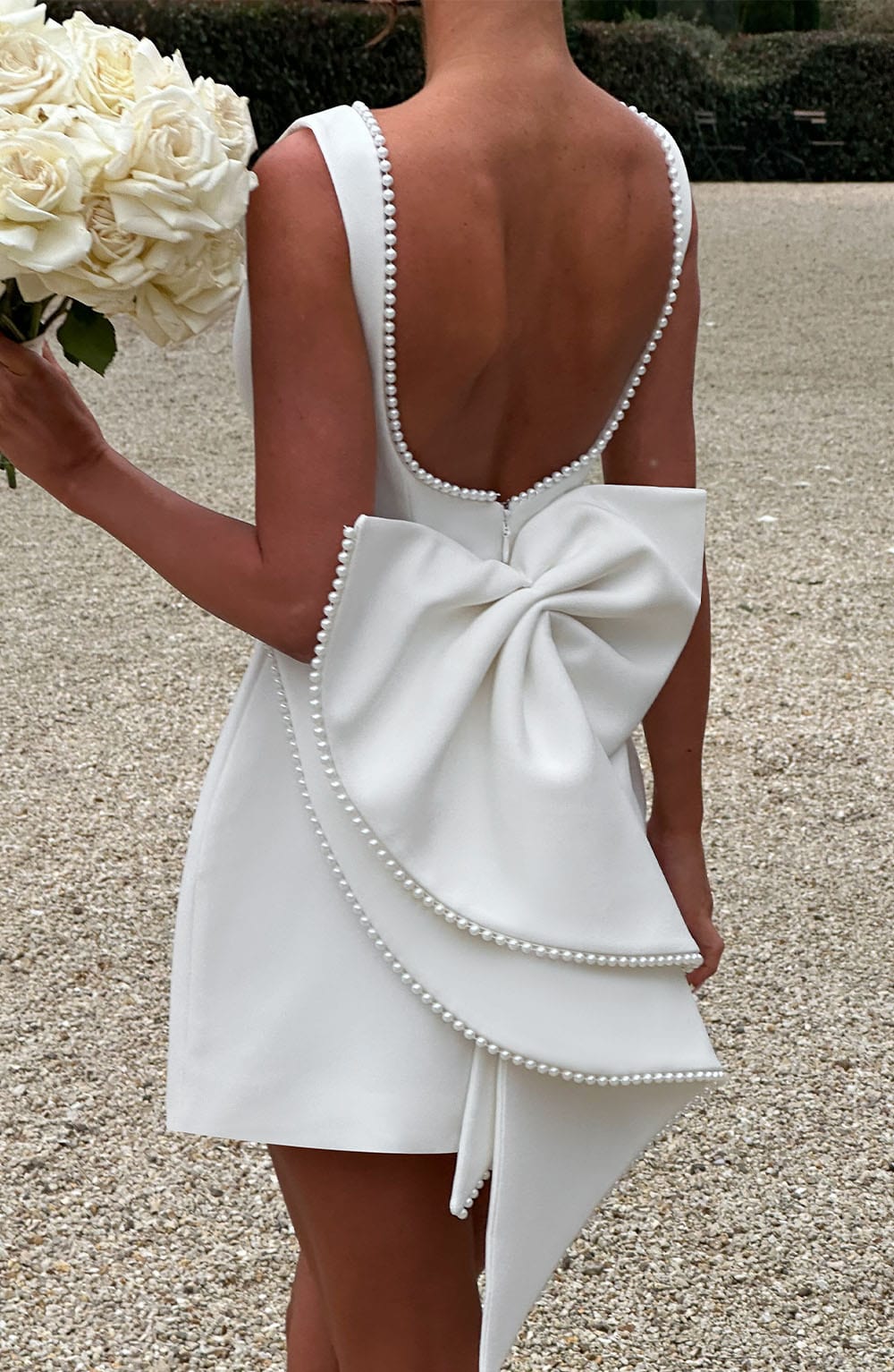 Aurora – A-Line Mini Dress with Back Bow