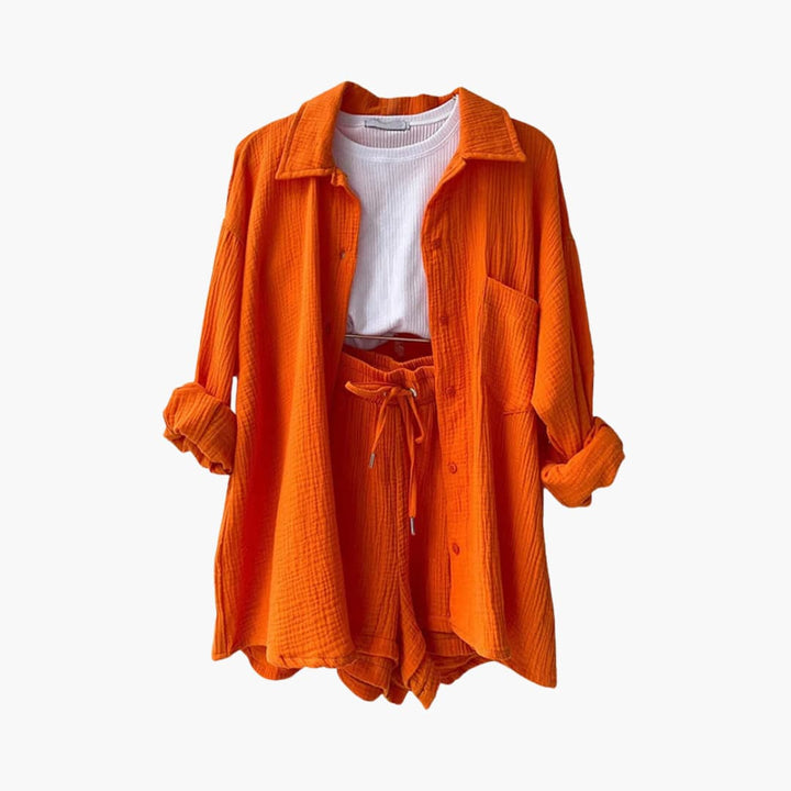 Sharon – Chic Two-Piece Set with Relaxed Summer Silhouette