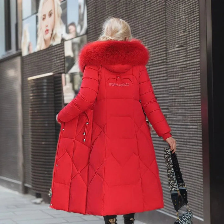 Rowan – Longline Quilted Puffer Coat for Women