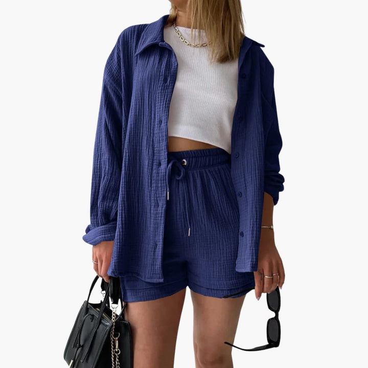 Sharon – Chic Two-Piece Set with Relaxed Summer Silhouette