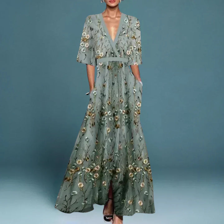 Katherine – Floral Maxi Dress for Effortless Summer Elegance
