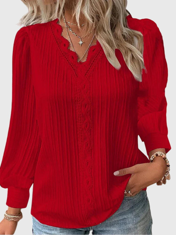 Jean – Elegant Long Sleeve Summer Blouse