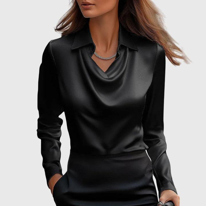 Madison – Pleated Blouse for a Polished, Professional Look