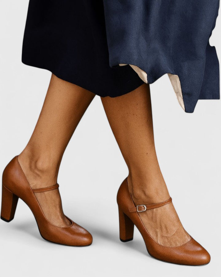 Susan – Heeled Mary Janes with Ankle Strap
