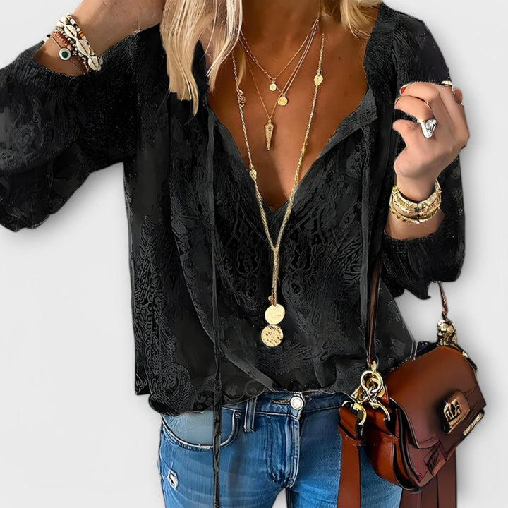 Harper – Embroidered Boho Blouse for Summer Days