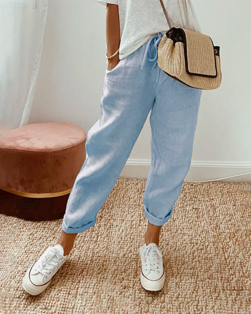 Trinity – Tapered Jogger Pants with Drawstring Waist