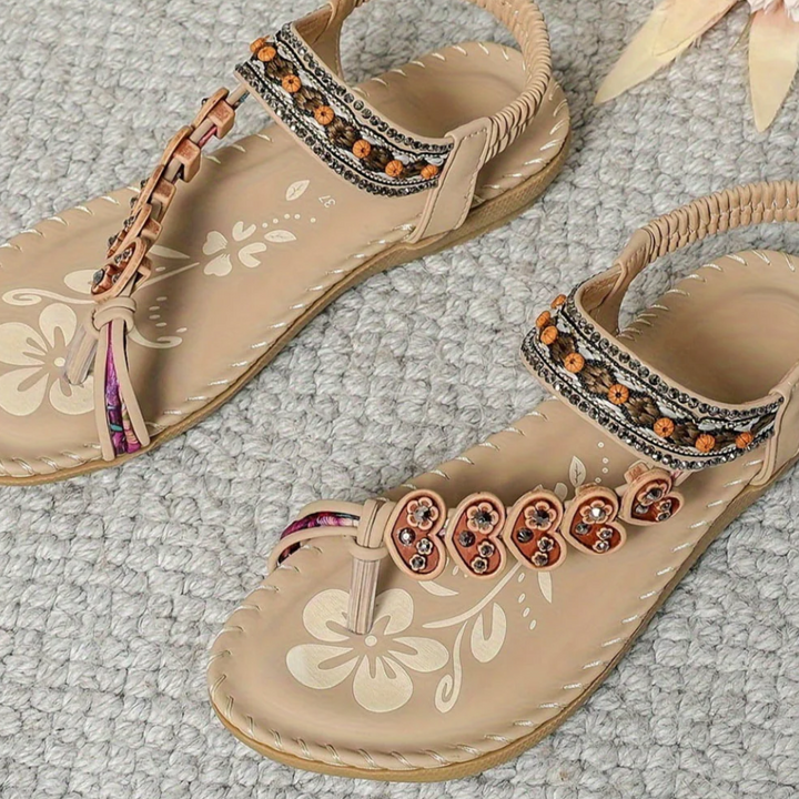 Josie – Chic Boho Sandals with Slip-On Ease