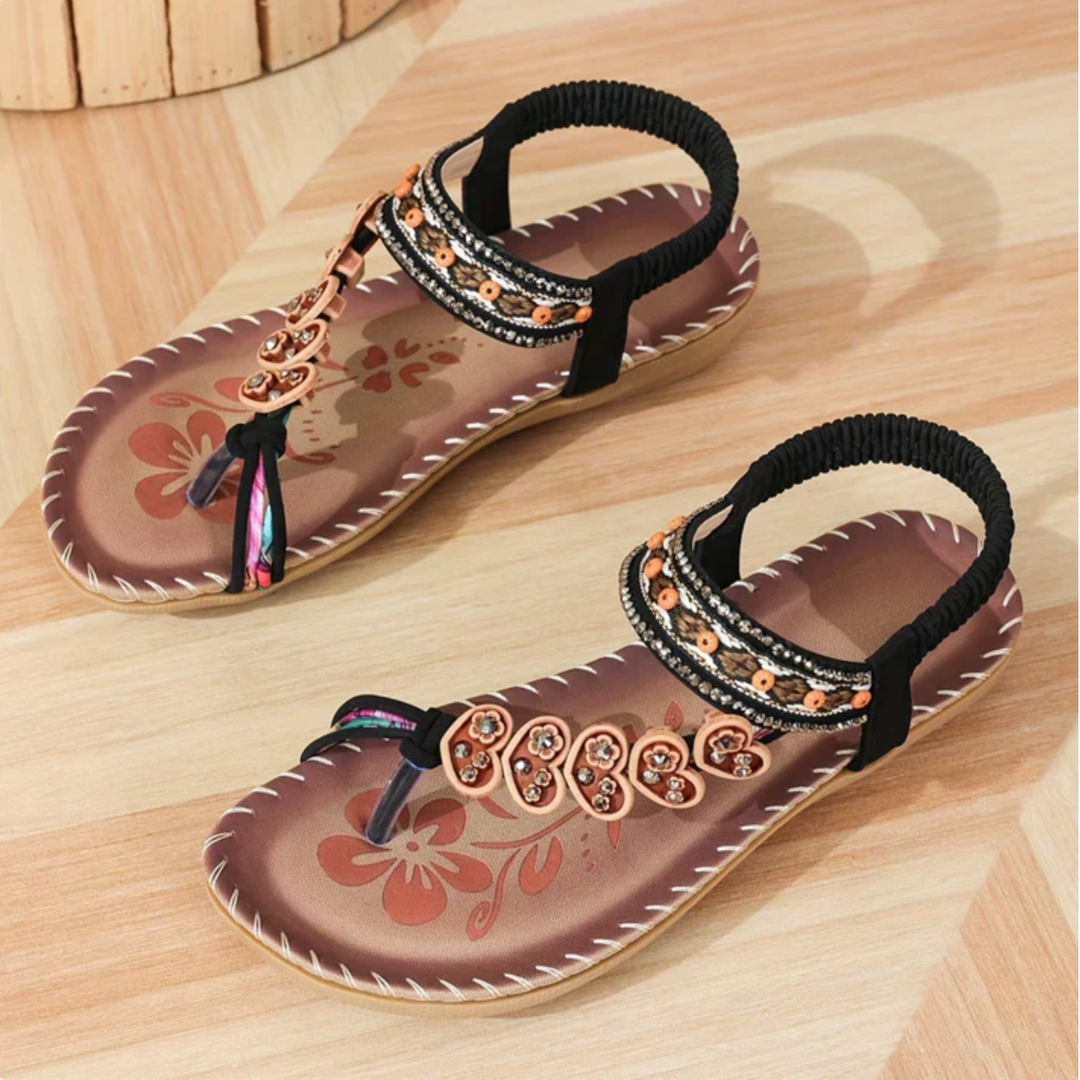 Josie – Chic Boho Sandals with Slip-On Ease