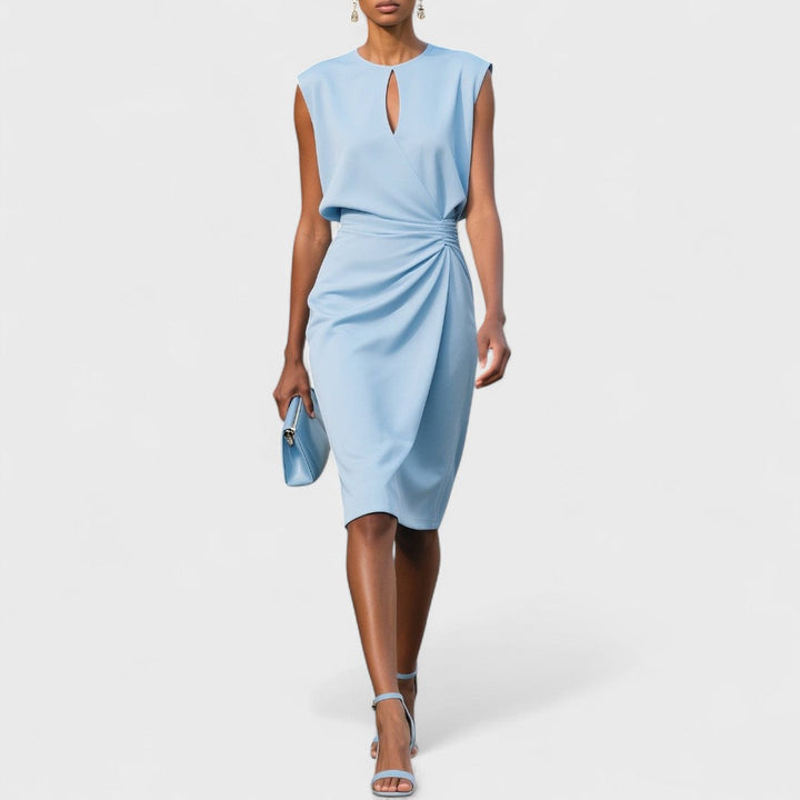 Mia – Elegant Midi Dress for Formal Events