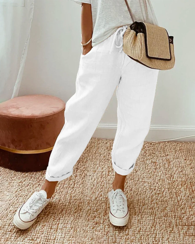 Trinity – Tapered Jogger Pants with Drawstring Waist