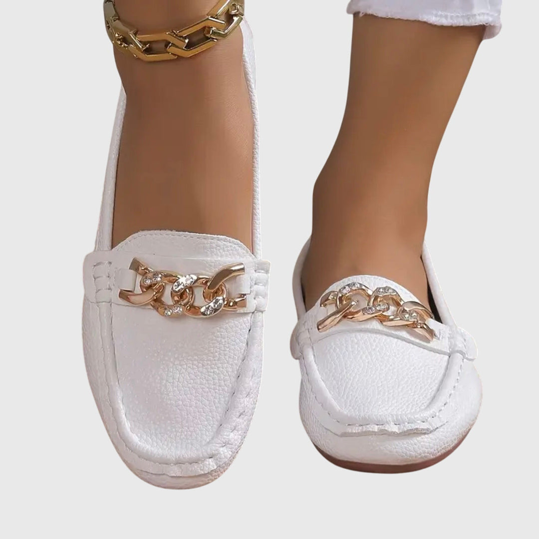 Ruby – Polished Slip-On Loafers