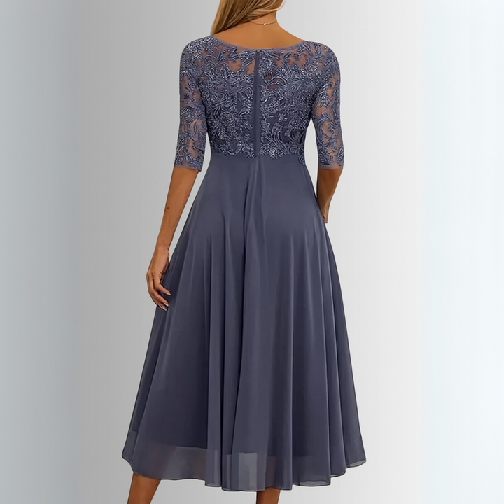 Brooklyn – Elegant Midi Dress for Wedding Guest & Formal Events