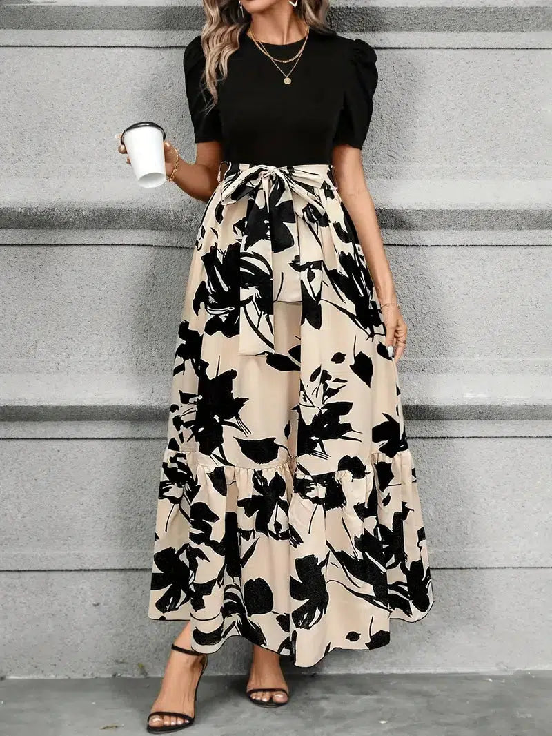 Eva – Elegant Floral Maxi Dress
