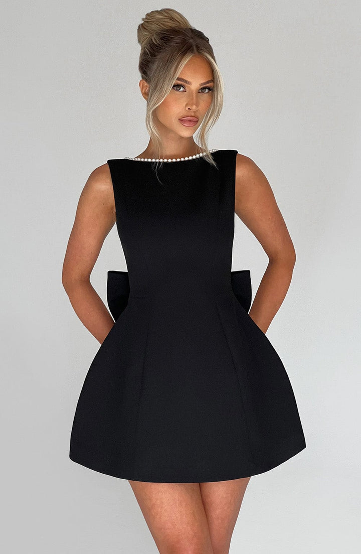 Aurora – A-Line Mini Dress with Back Bow