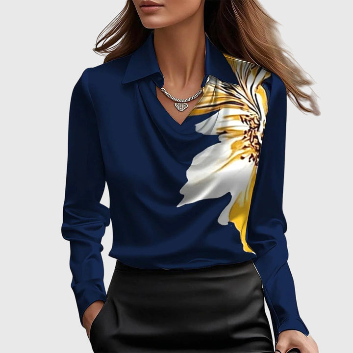 Madison – Pleated Blouse for a Polished, Professional Look