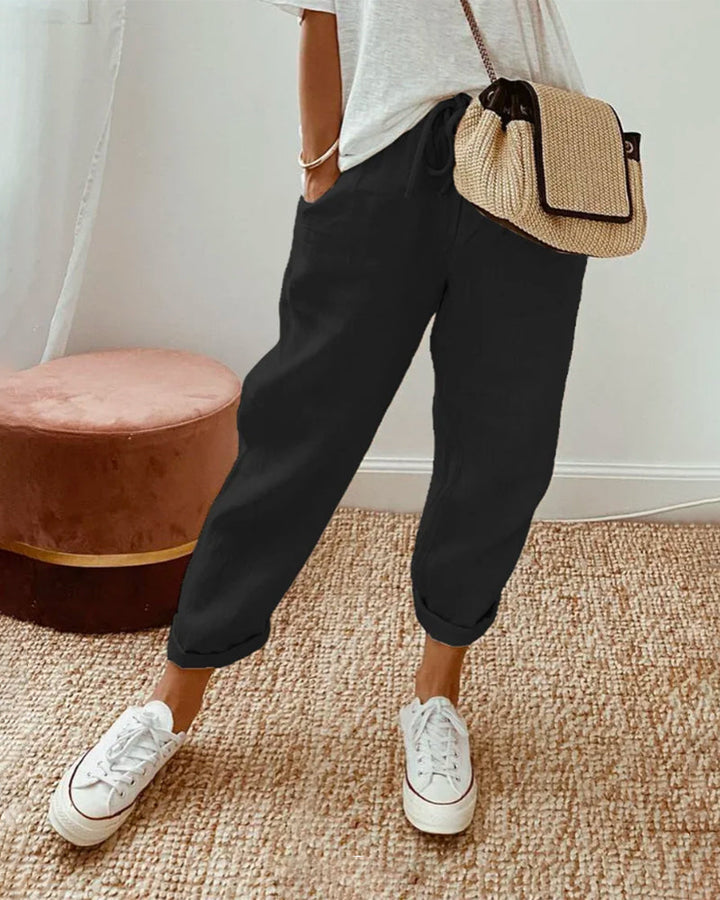 Trinity – Tapered Jogger Pants with Drawstring Waist