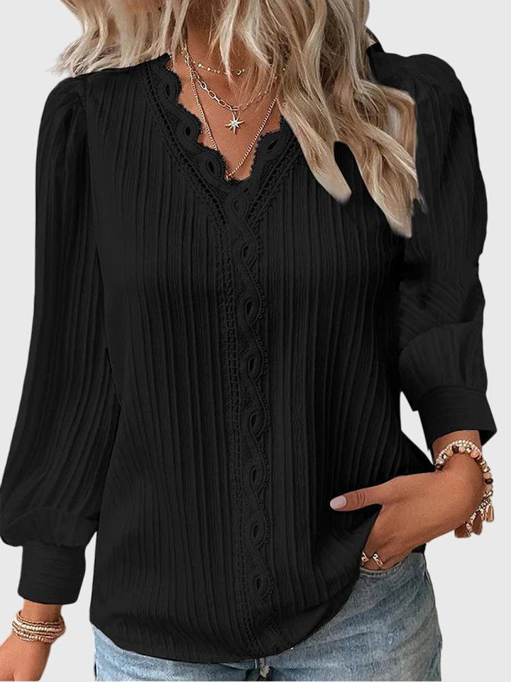 Jean – Elegant Long Sleeve Summer Blouse