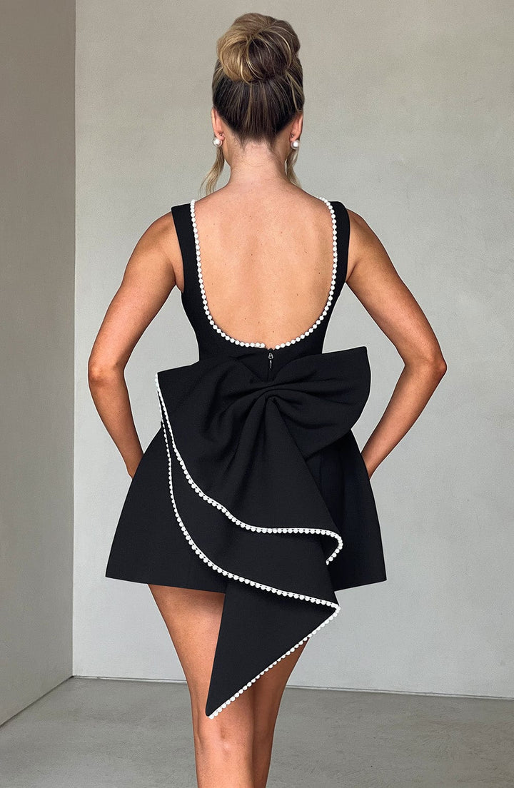 Aurora – A-Line Mini Dress with Back Bow