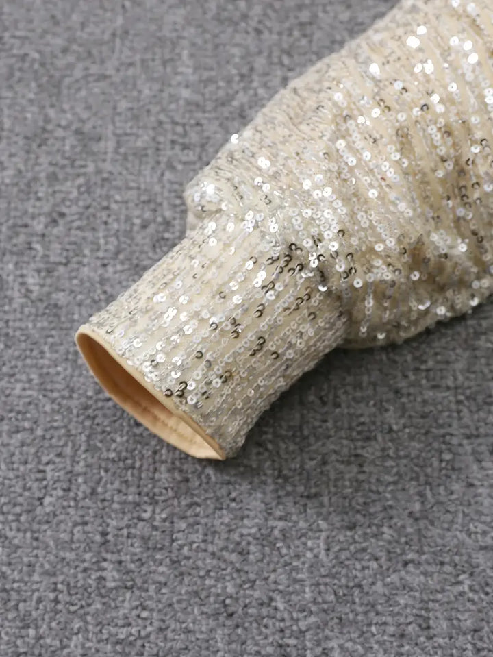 Eleanor – One-Shoulder Sequin Mini Dress for Cocktail Party