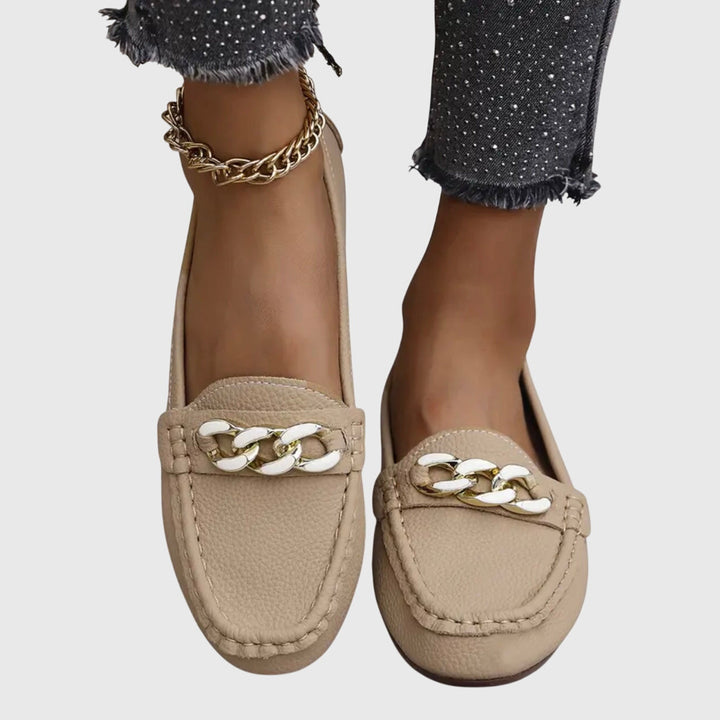 Ruby – Polished Slip-On Loafers