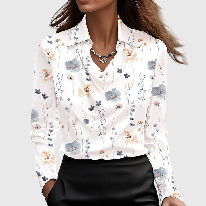 Madison – Pleated Blouse for a Polished, Professional Look