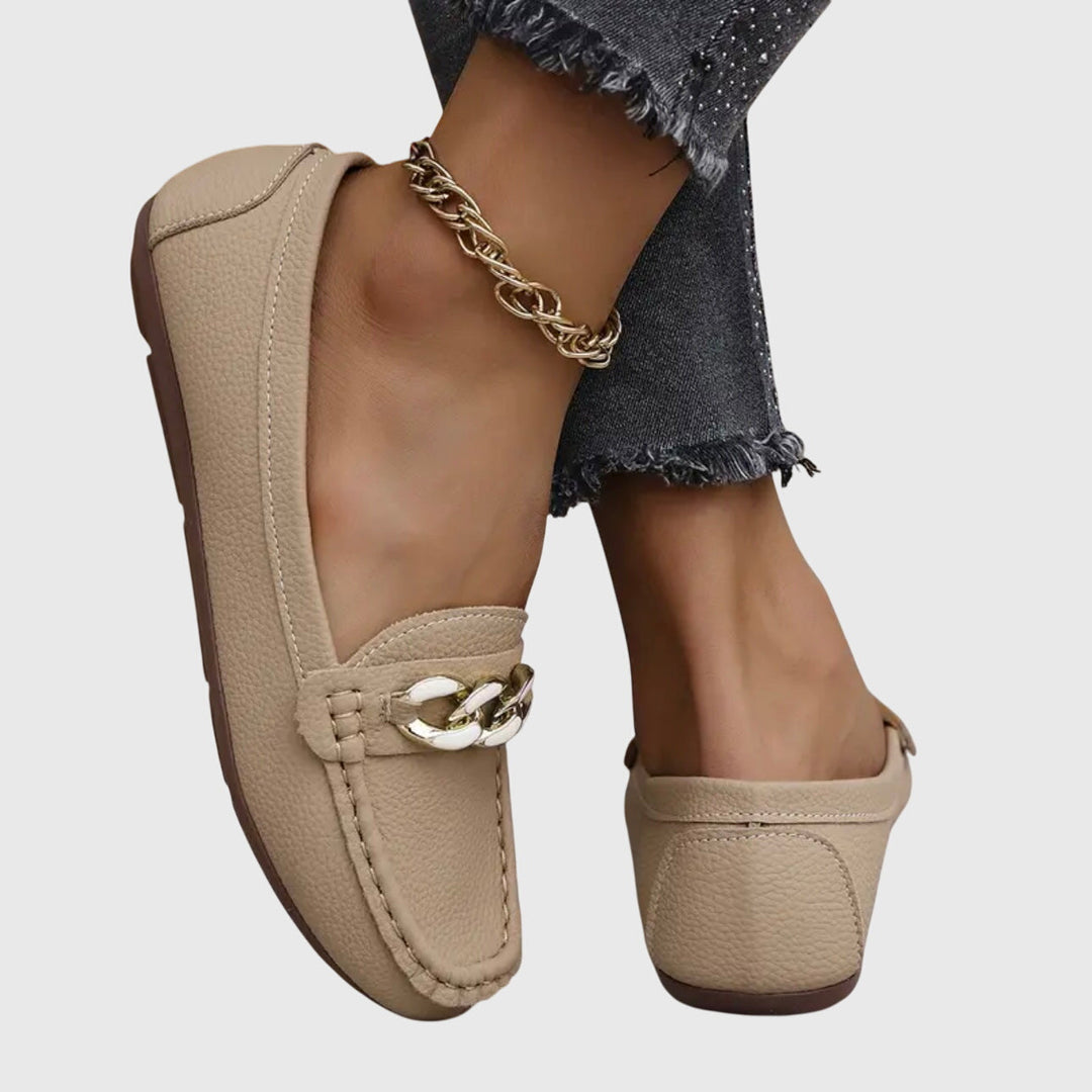 Ruby – Polished Slip-On Loafers