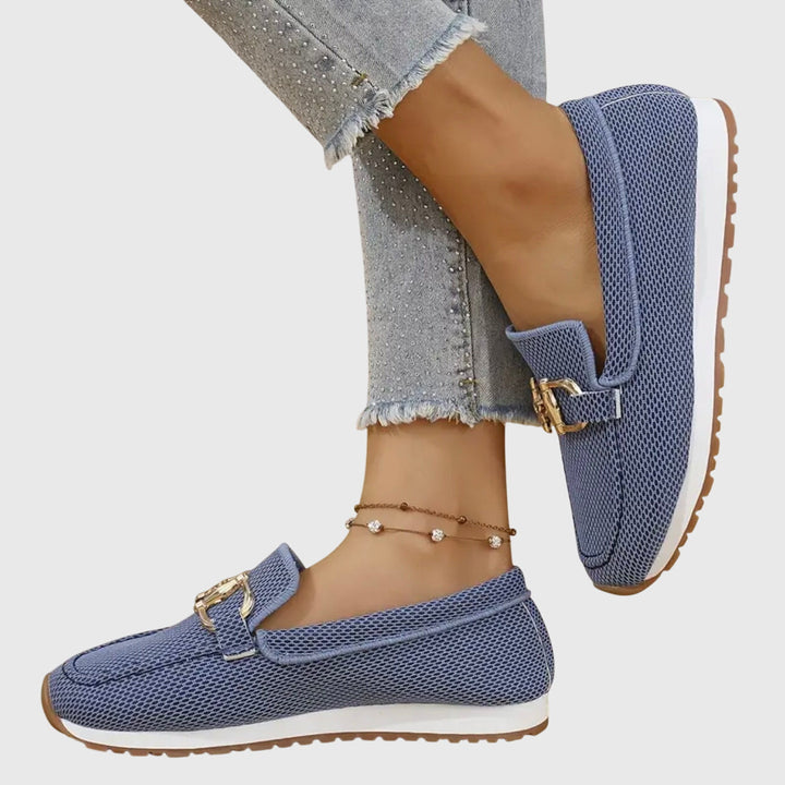 Sloane – Elegant Loafers with Gold Horsebit Detail
