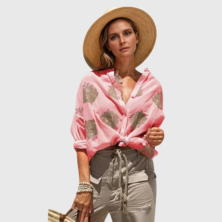 Leah – Chic Blouse for Women with Flowy Silhouette