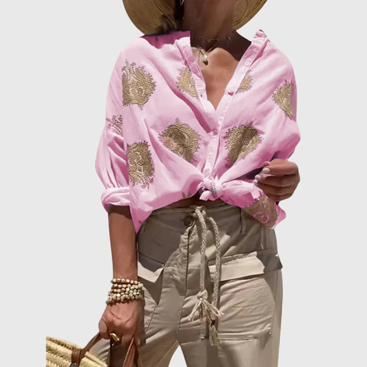 Leah – Chic Blouse for Women with Flowy Silhouette