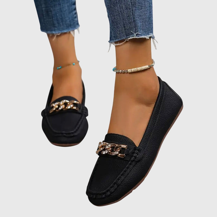 Ruby – Polished Slip-On Loafers