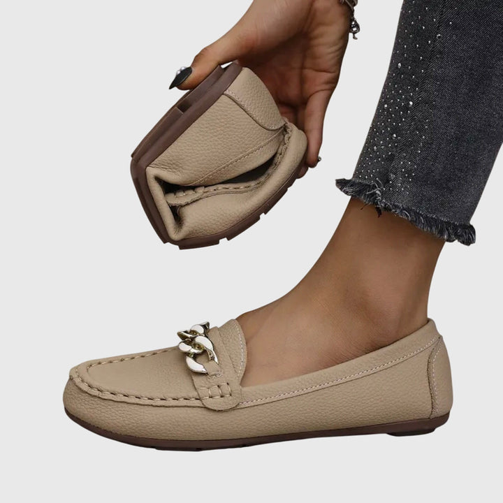 Ruby – Polished Slip-On Loafers