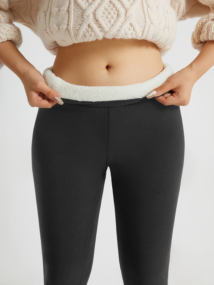 Nerissa – Brushed Plush-Lined Leggings for Women