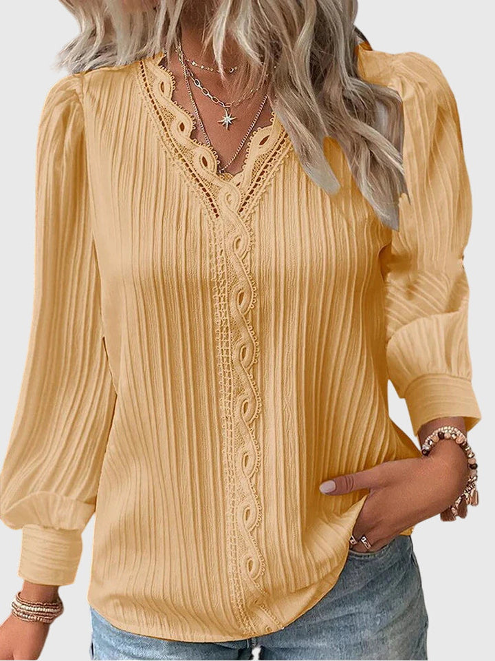 Jean – Elegant Long Sleeve Summer Blouse