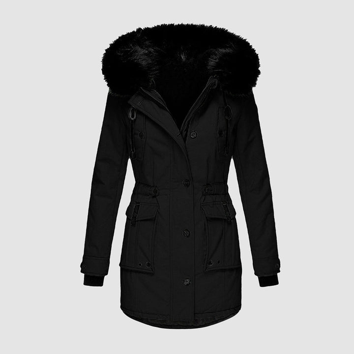 Shay – Belted Cargo-Pocket Parka Coat for Women