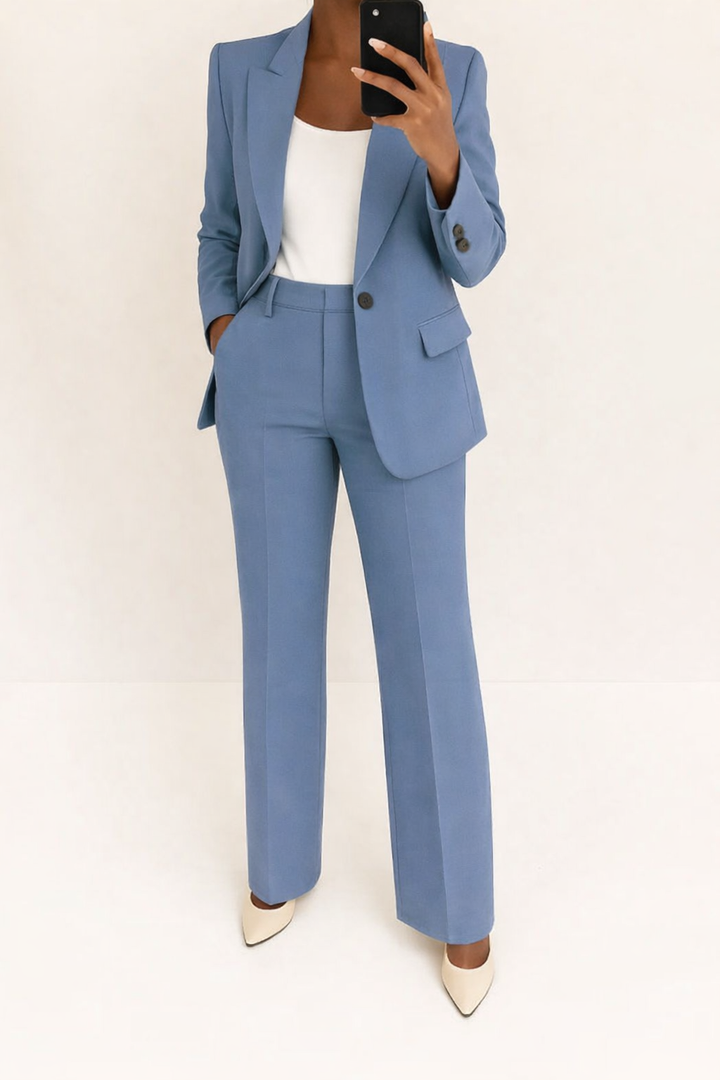 Eleanor | Elegant Tailored Two-Piece Suit Set