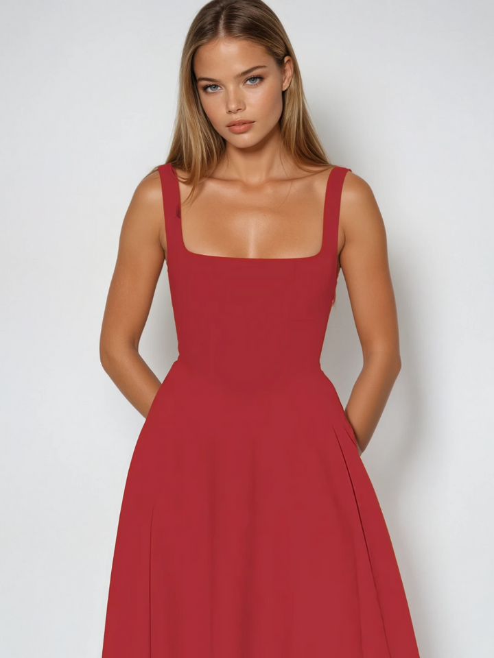 NOUVEAU RICHE Elegantes A Linien Kleid Für Stilvolle Sommer Anlässe