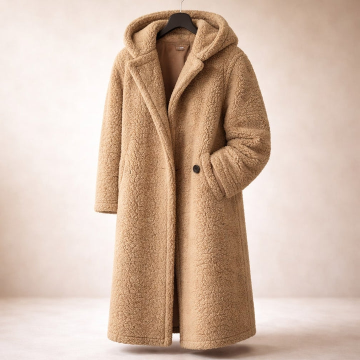 Ameera – Hooded Teddy Bear Coat for Women
