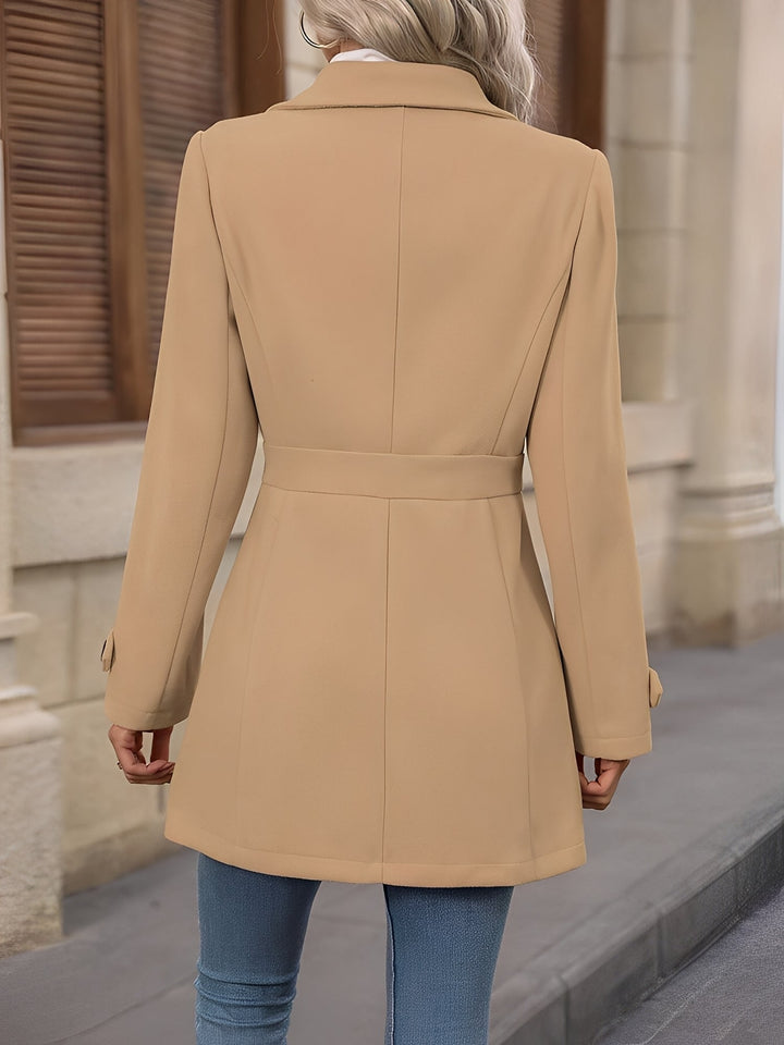 Salome – Longline Button-Front Trench Coat for Women
