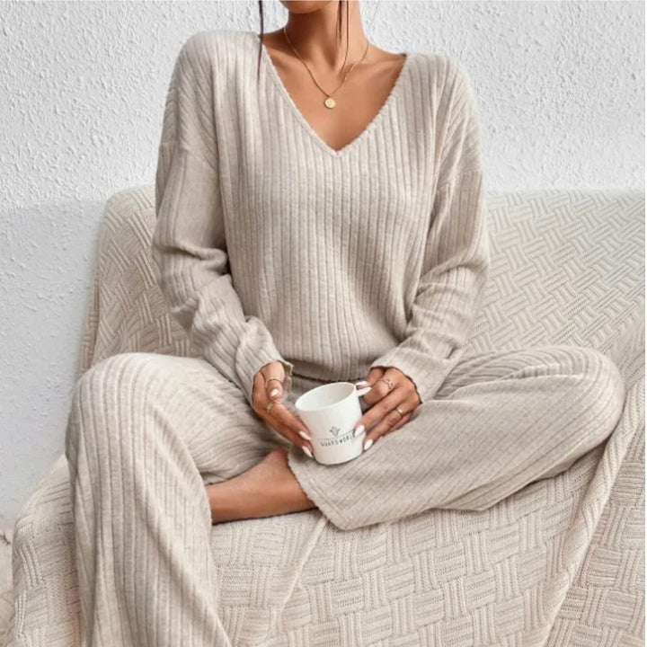Layla – Ribbed Casual Two Piece Set