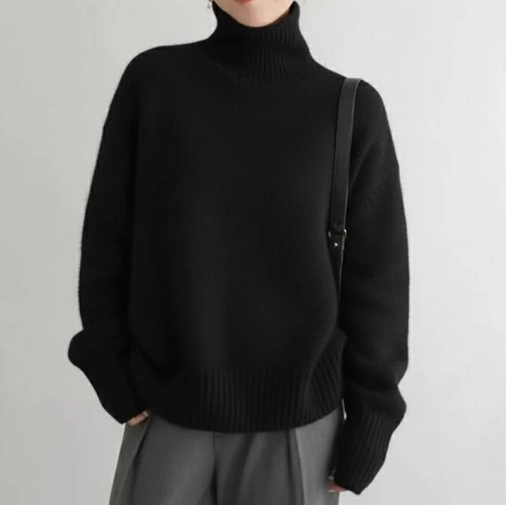 Jana – Oversized Turtleneck Sweater for Winter