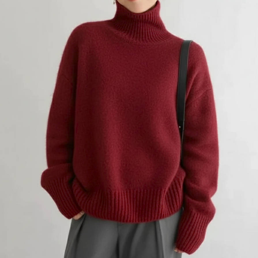 Jana – Oversized Turtleneck Sweater for Winter